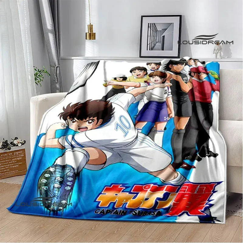 Captain Tsubasa Cartoon Blanket