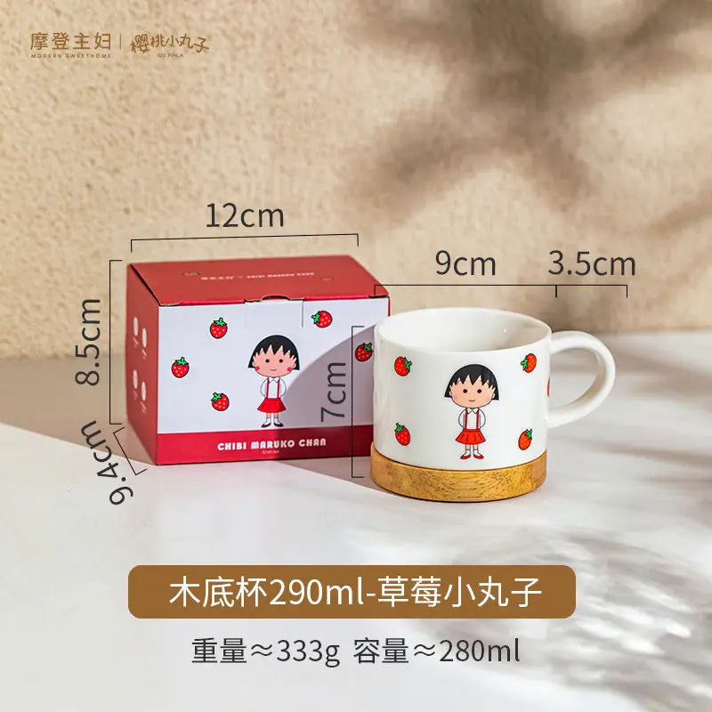 Chibi Maruko Ceramic Cup