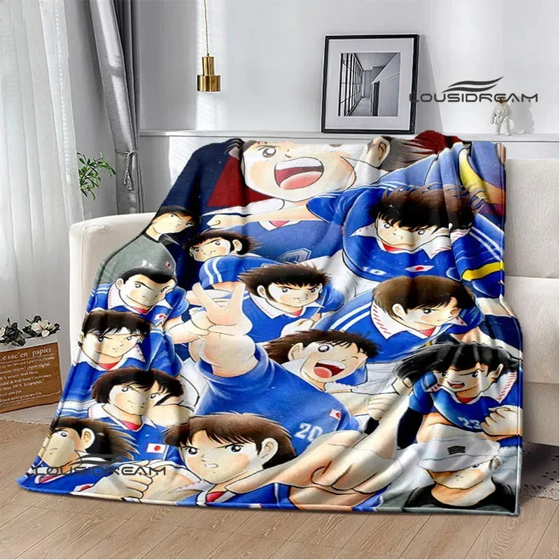 Captain Tsubasa Cartoon Blanket