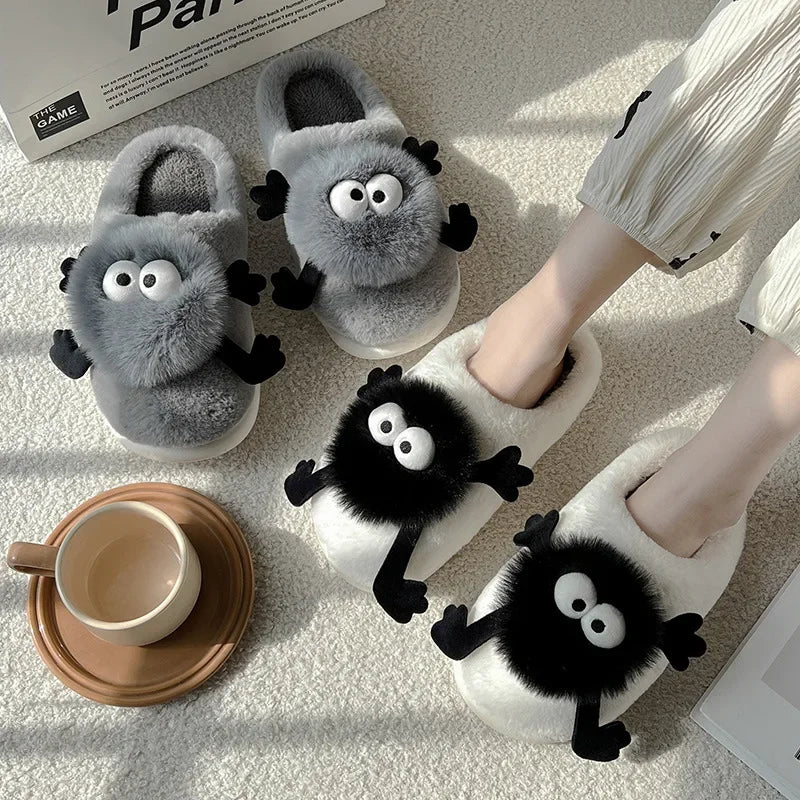 Funny Plush House Slippers