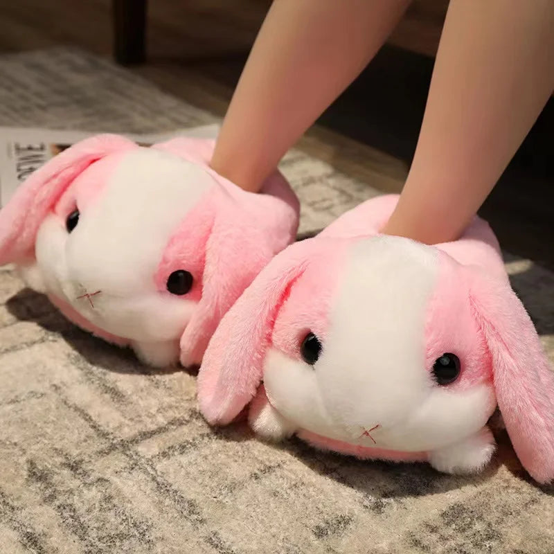 Rabbit Bunny Plush Slippers
