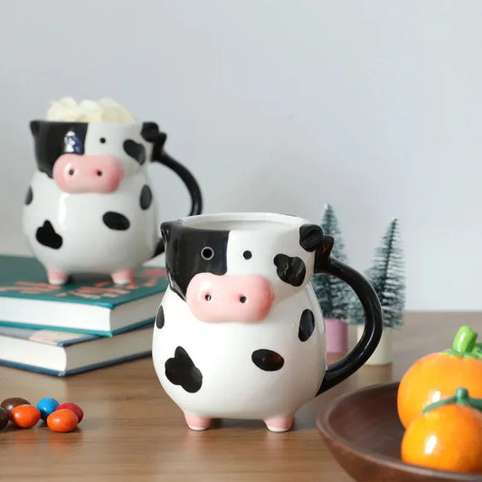 Cartoon Cow Coffee Mug