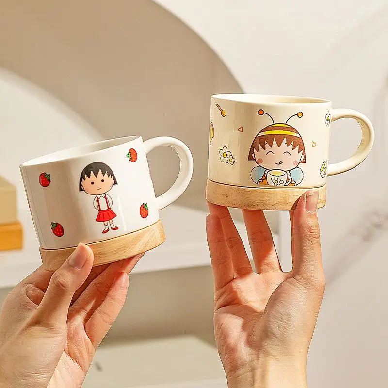 Chibi Maruko Ceramic Cup