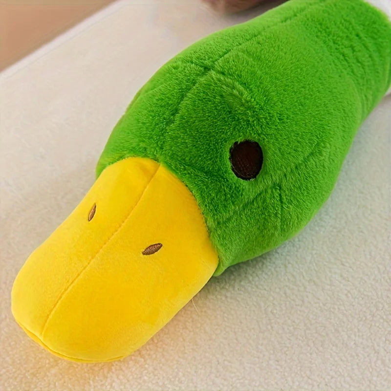 Fluffy Duck Plush Pillow