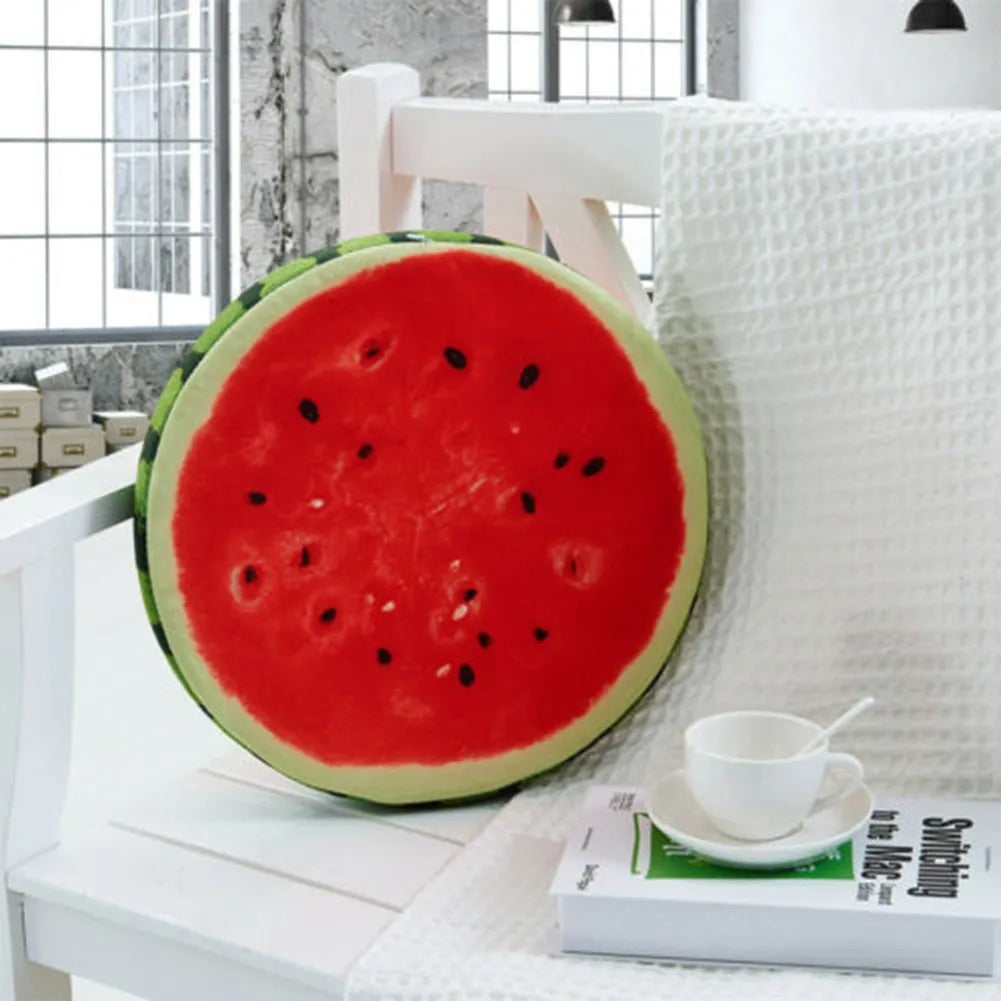 Fruit Pattern Round Pillow