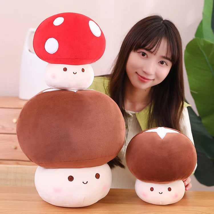 Mushroom Plush Cushion