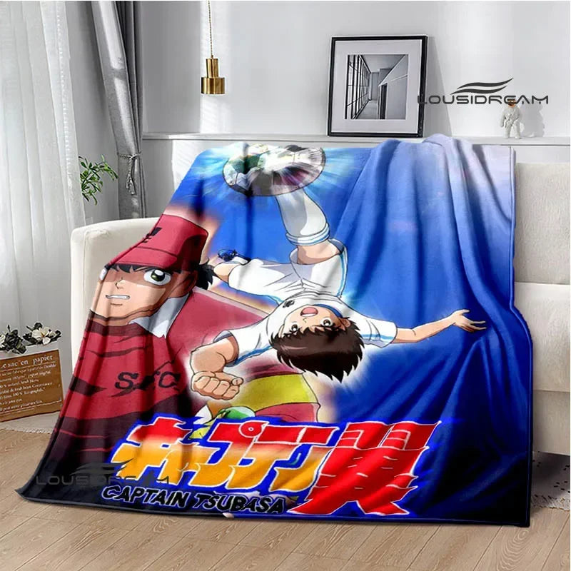 Captain Tsubasa Cartoon Blanket
