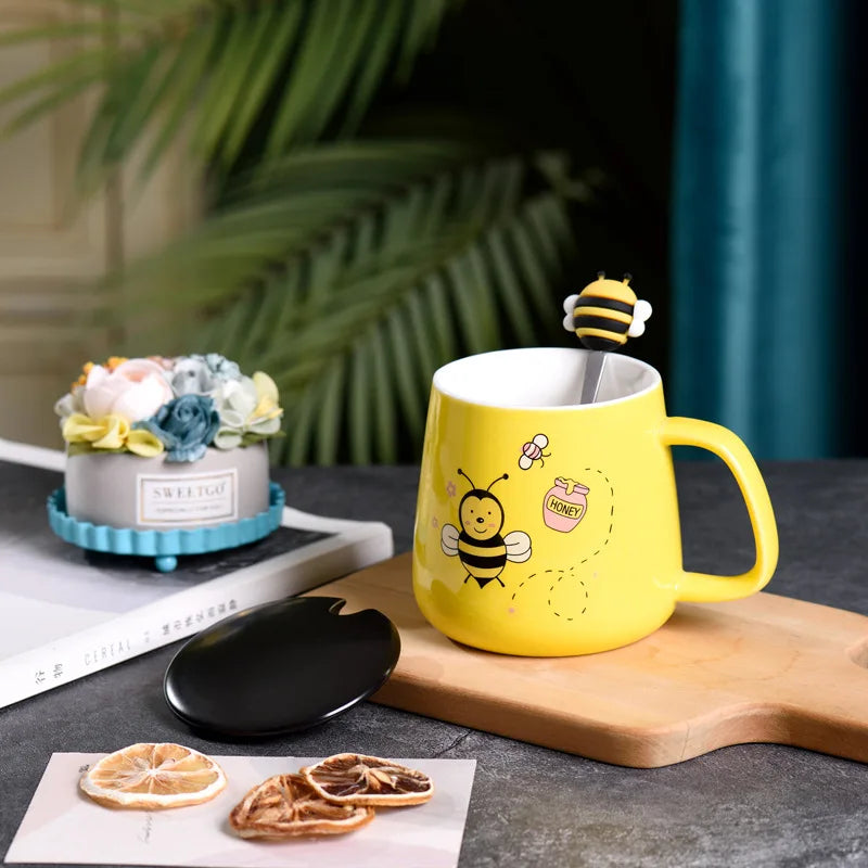 Cartoon Bee Ceramic Mug