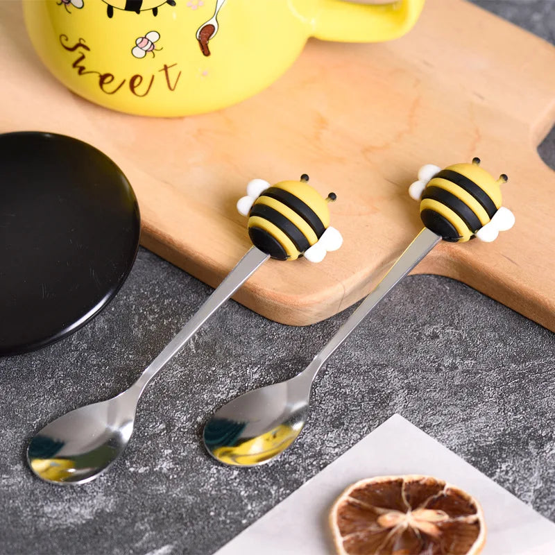 Cartoon Bee Ceramic Mug