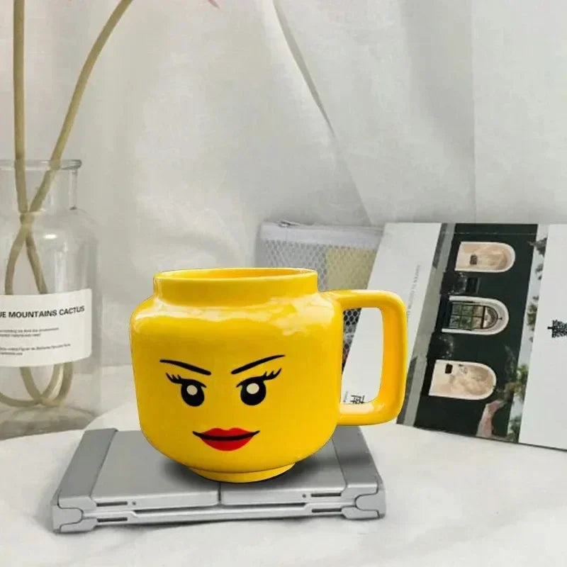 Smiling Face Ceramic Mug