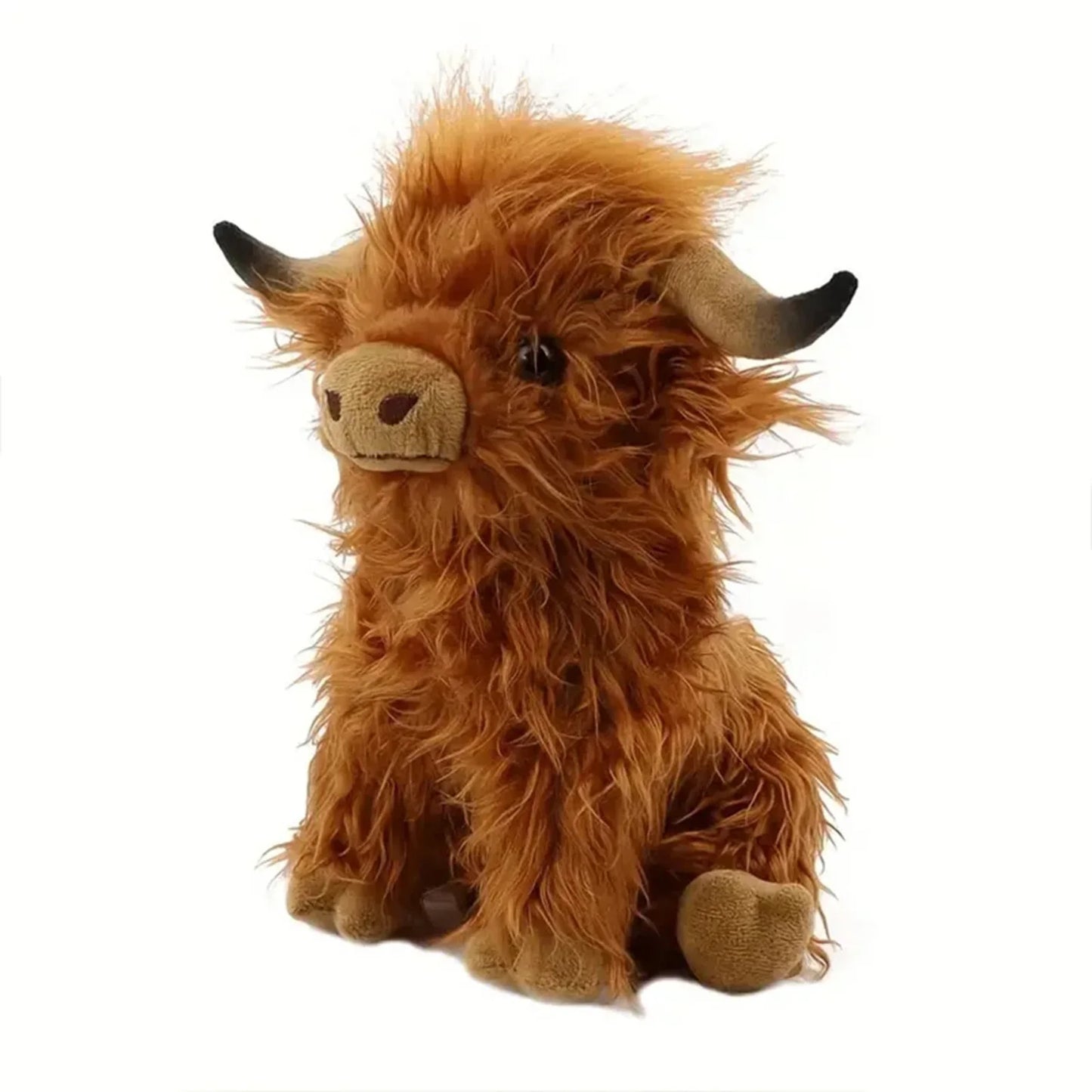 Cream Highland Cow Plush