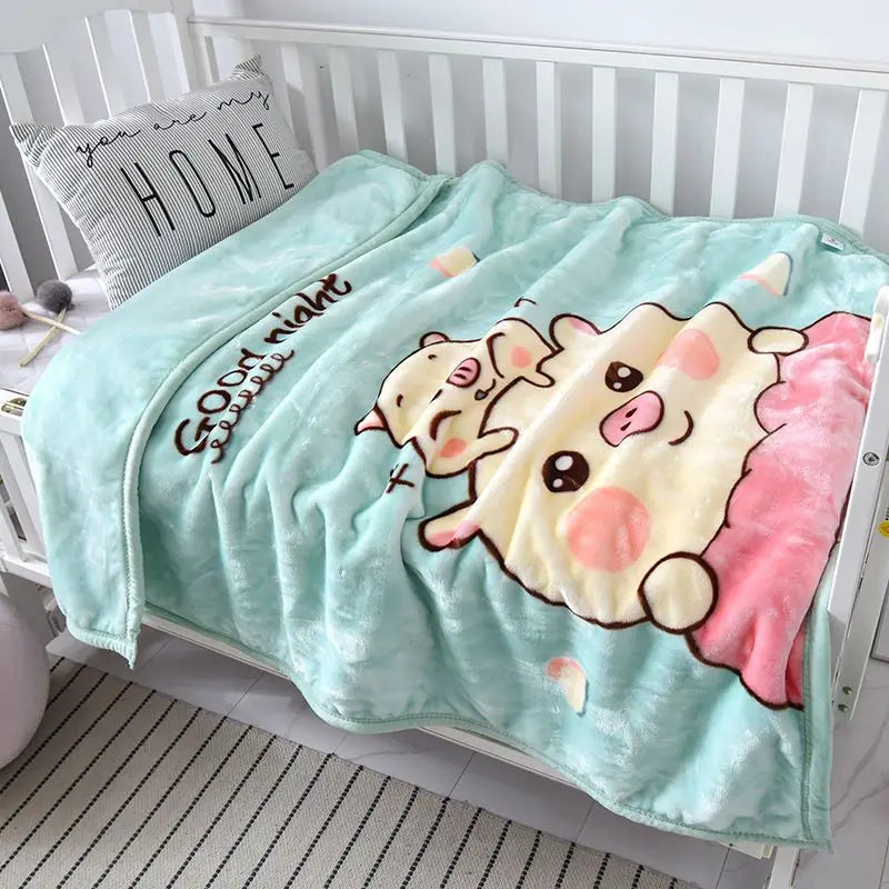 Cartoon Pattern Baby Blanket