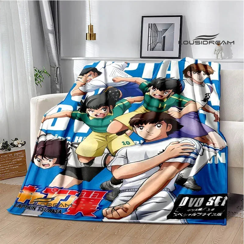 Captain Tsubasa Cartoon Blanket