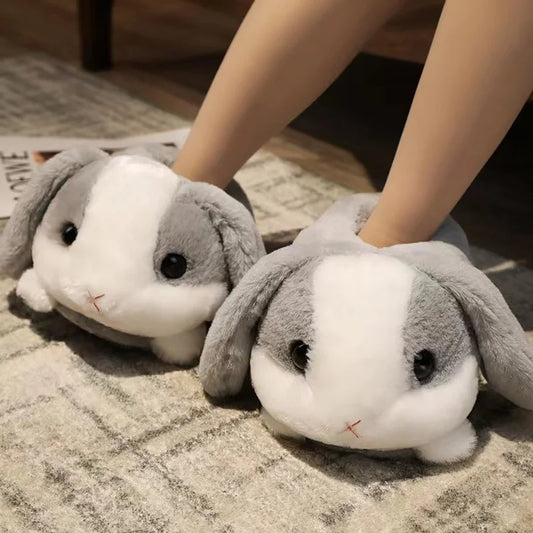 Rabbit Bunny Plush Slippers