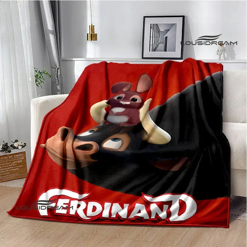 Ferdinand Cartoon Flannel Blanket