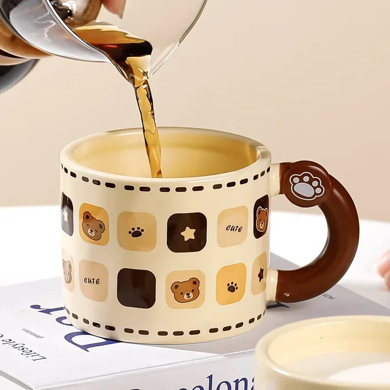 Bear Lid Ceramic Mug