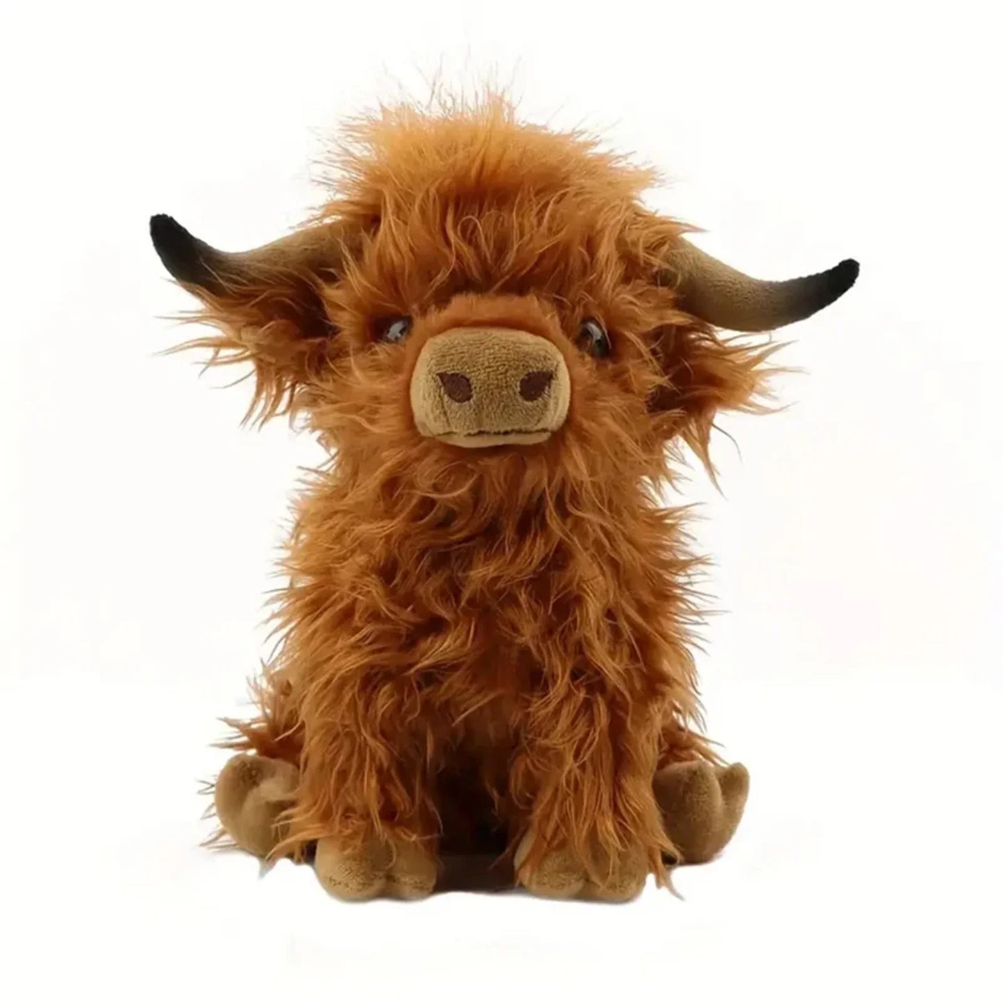 Cream Highland Cow Plush