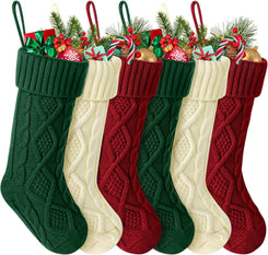 Cozy Knit Christmas Stocking
