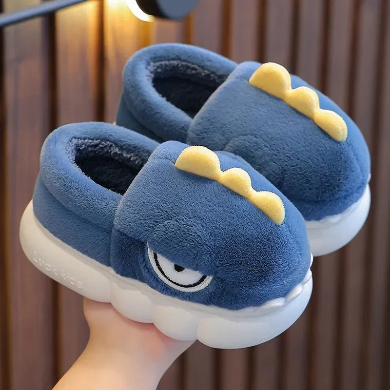Dinosaur Plush Slippers