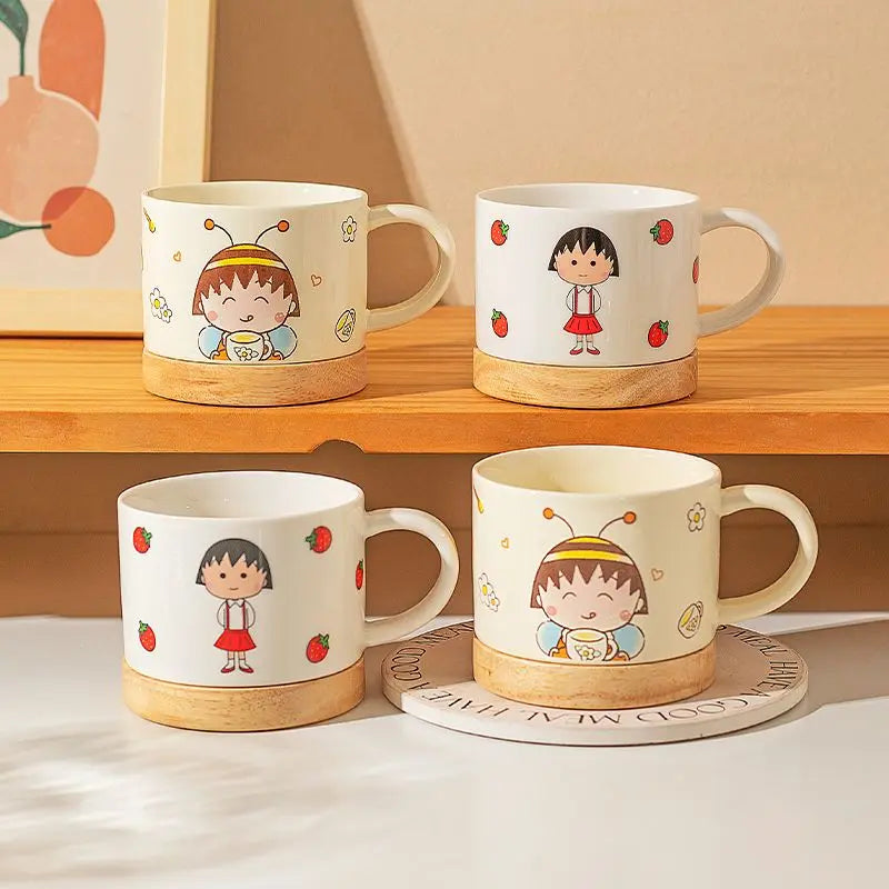 Chibi Maruko Ceramic Cup