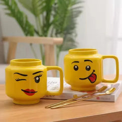 Smiling Face Ceramic Mug