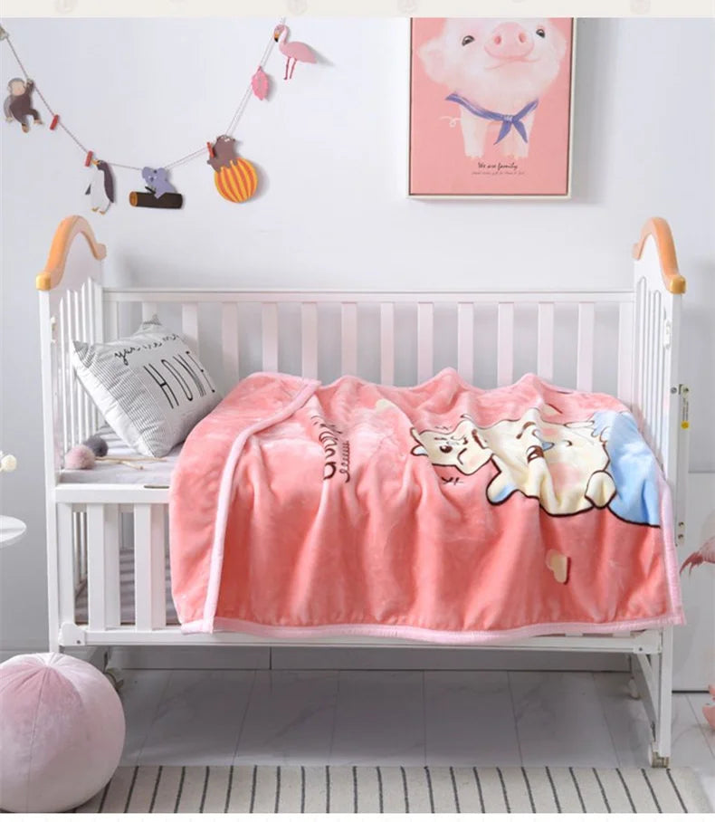 Cartoon Pattern Baby Blanket