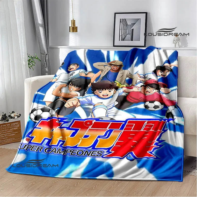 Captain Tsubasa Cartoon Blanket