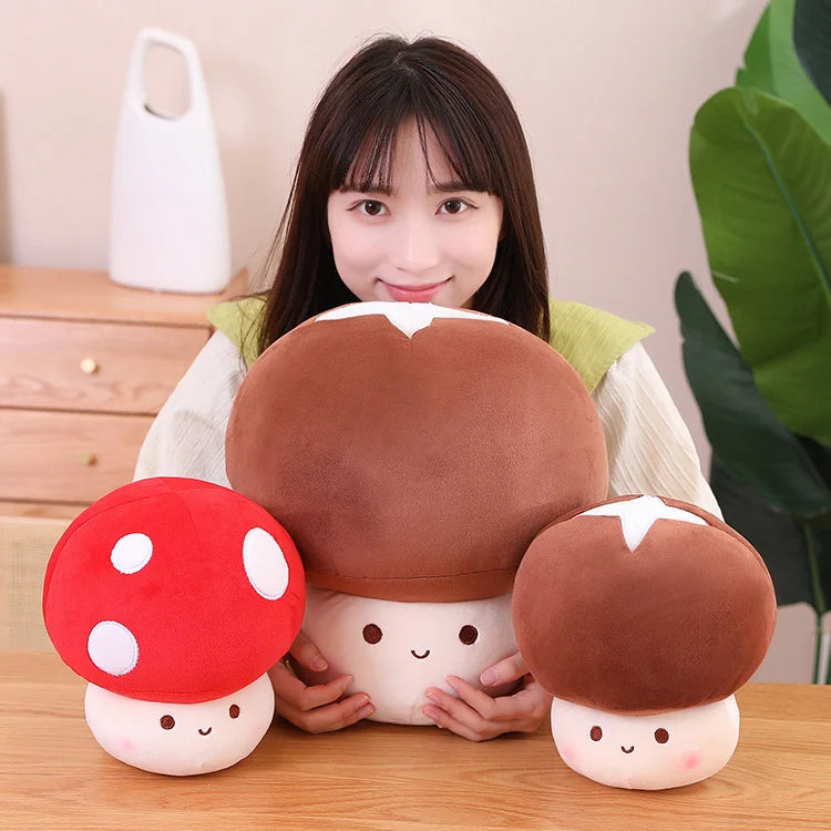 Mushroom Plush Cushion