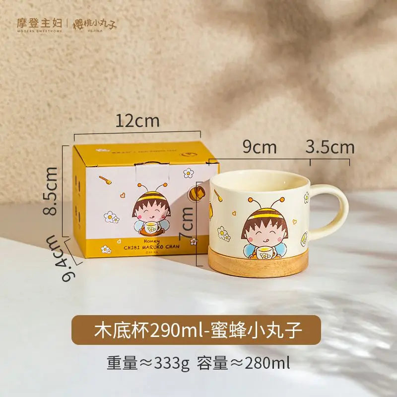 Chibi Maruko Ceramic Cup