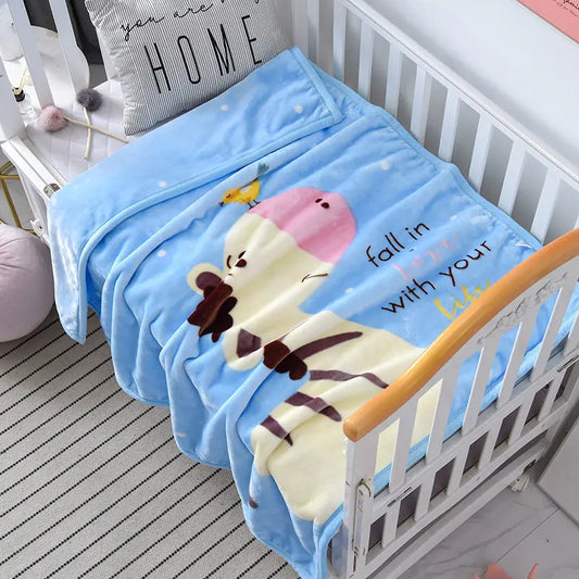 Cartoon Pattern Baby Blanket
