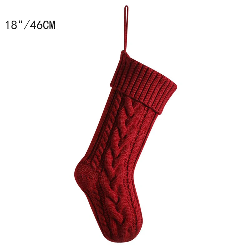 Cozy Knit Christmas Stocking