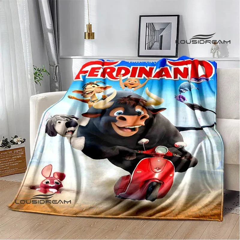 Ferdinand Cartoon Flannel Blanket