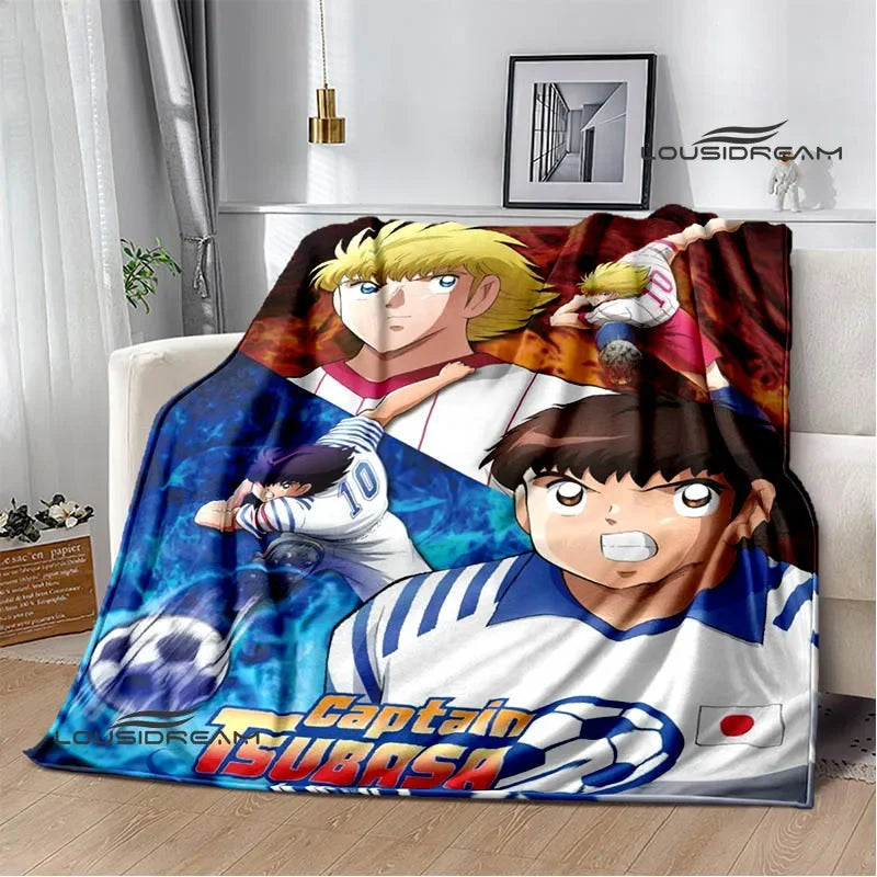 Captain Tsubasa Cartoon Blanket
