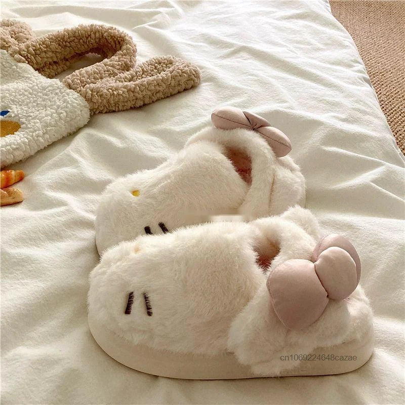 Hello Kitty Plush Slippers