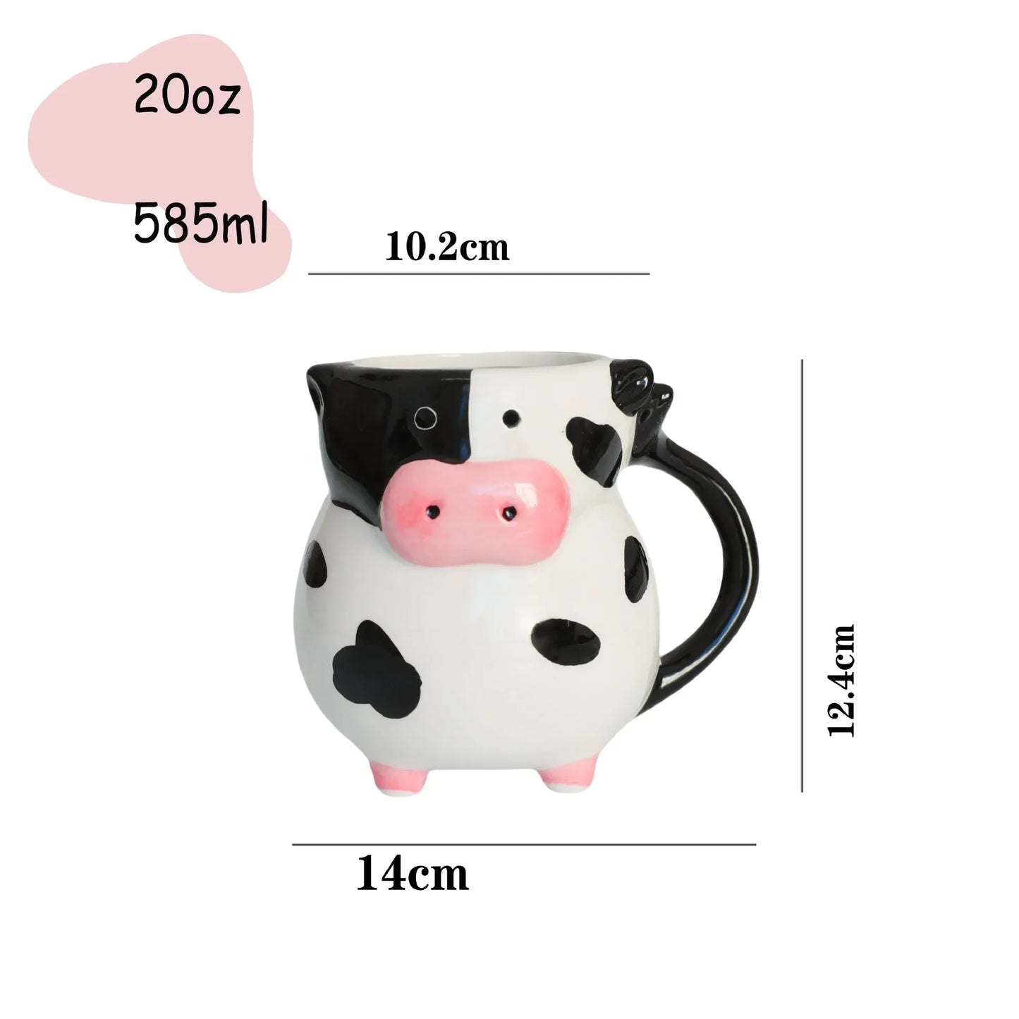 Cartoon Cow Coffee Mug