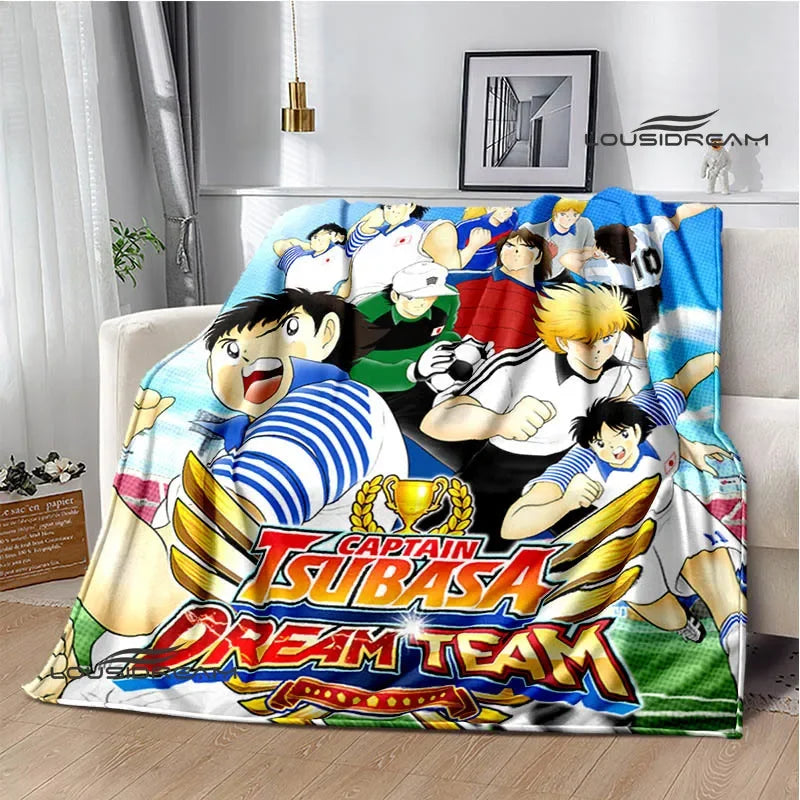 Captain Tsubasa Cartoon Blanket