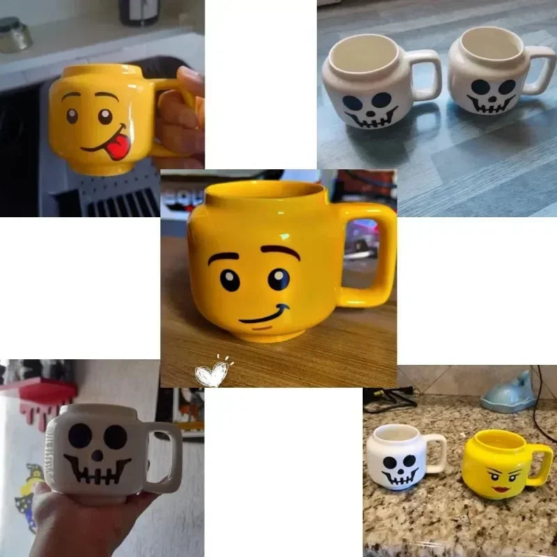 Smiling Face Ceramic Mug