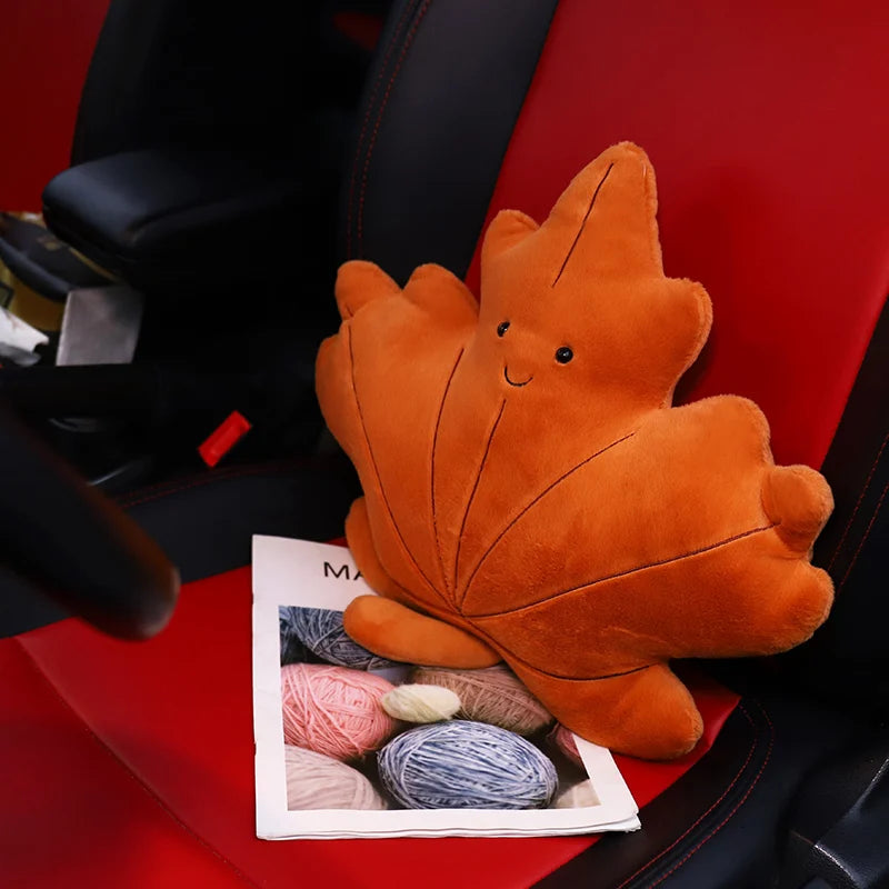 Leaf Pillow Plush Decor