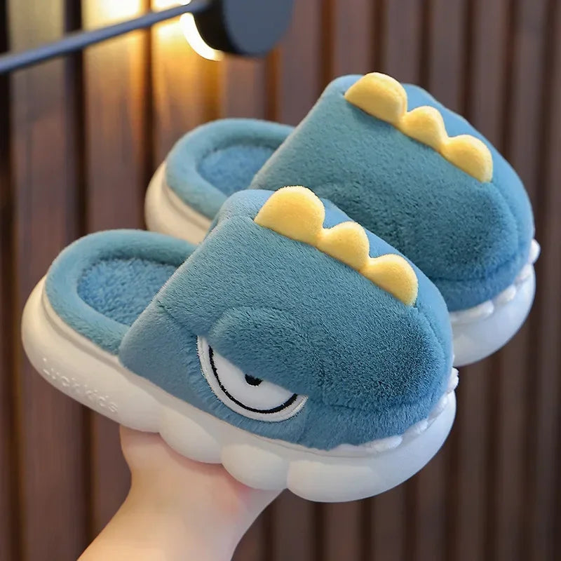 Dinosaur Plush Slippers