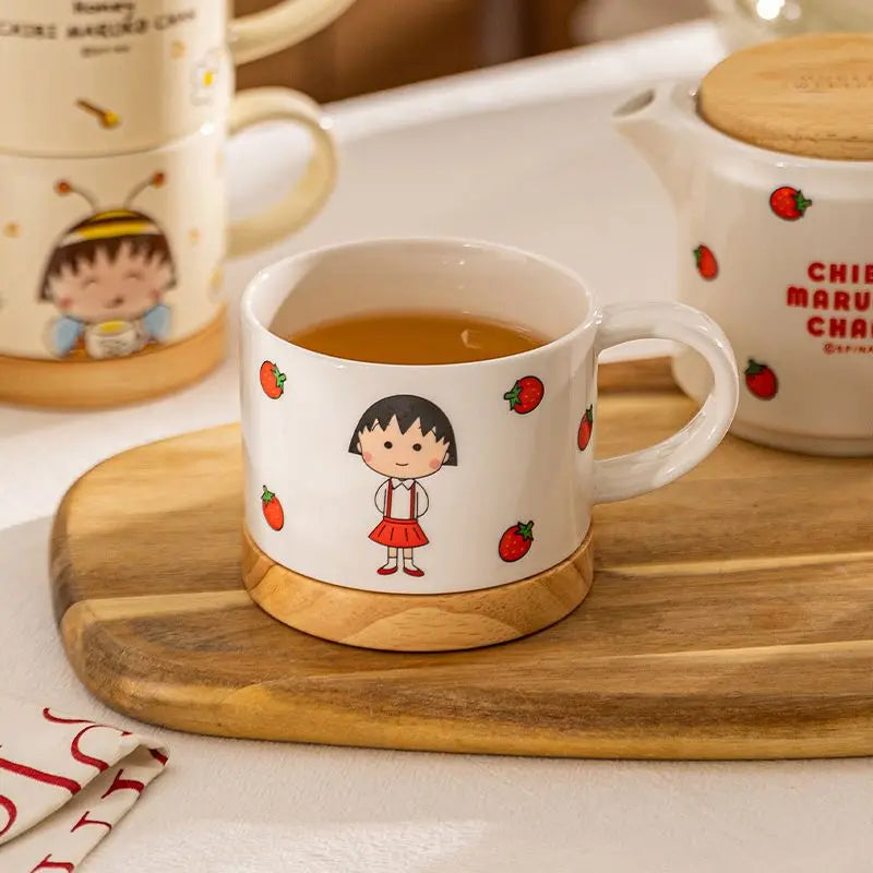 Chibi Maruko Ceramic Cup