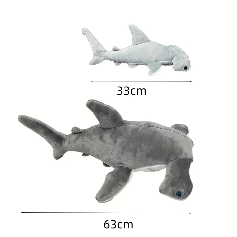 Soft Gray Shark Plush