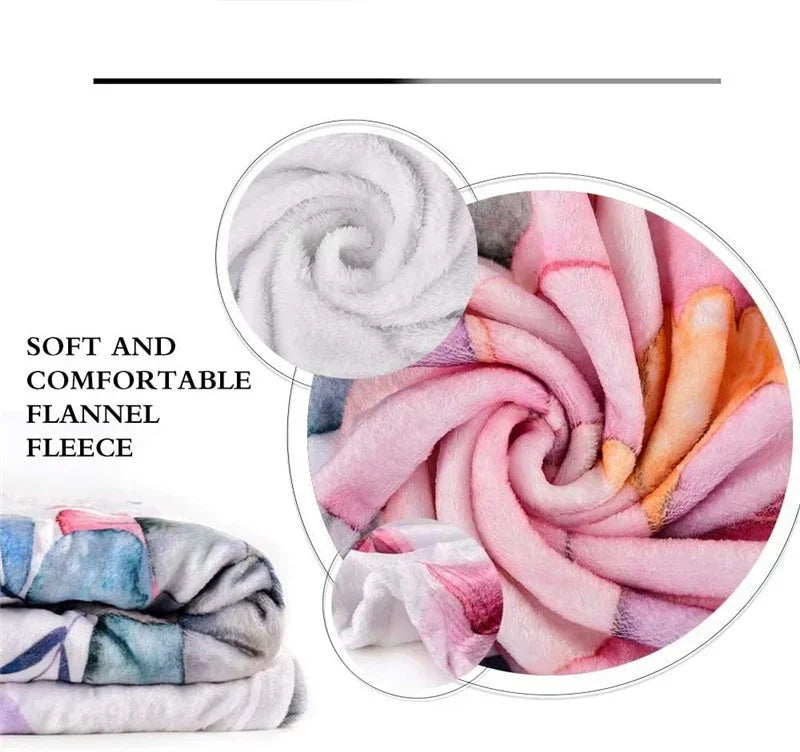 Bratz Cartoon Flannel Throw