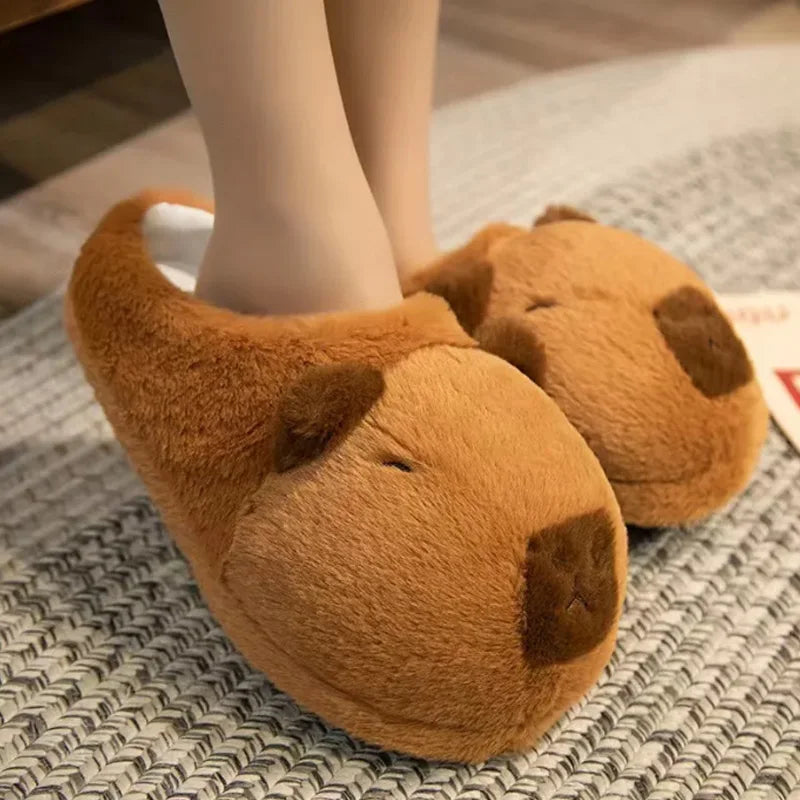 Capybara Cotton Slippers