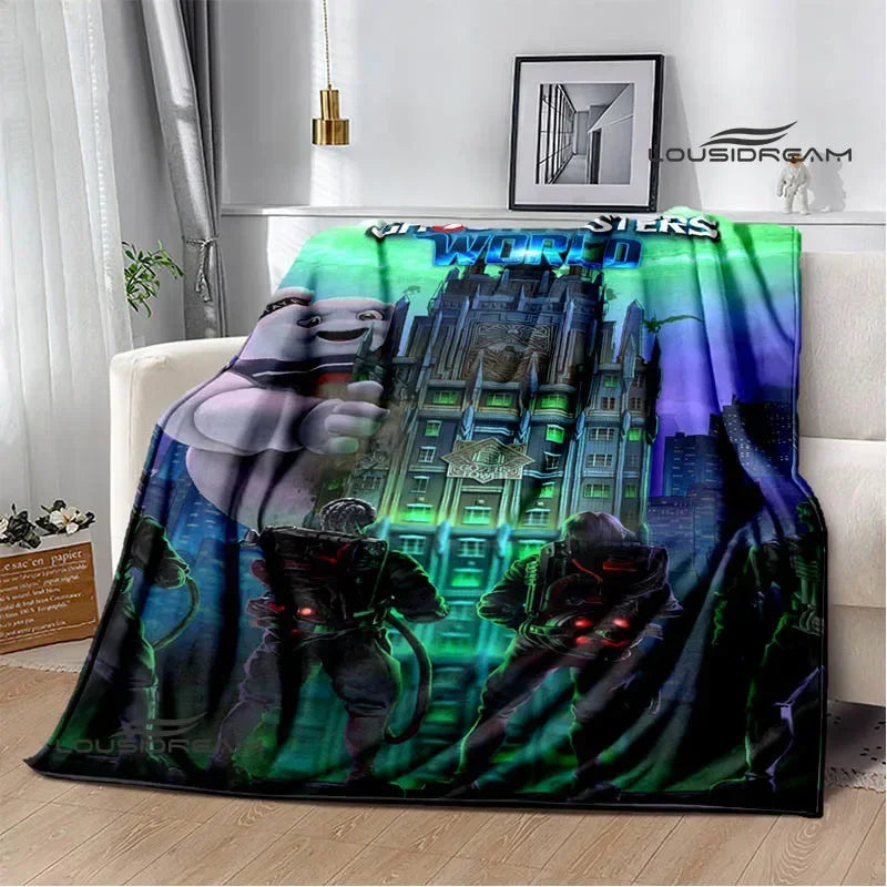 Ghostbusters Cartoon Blanket