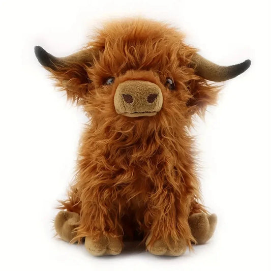 Cream Highland Cow Plush