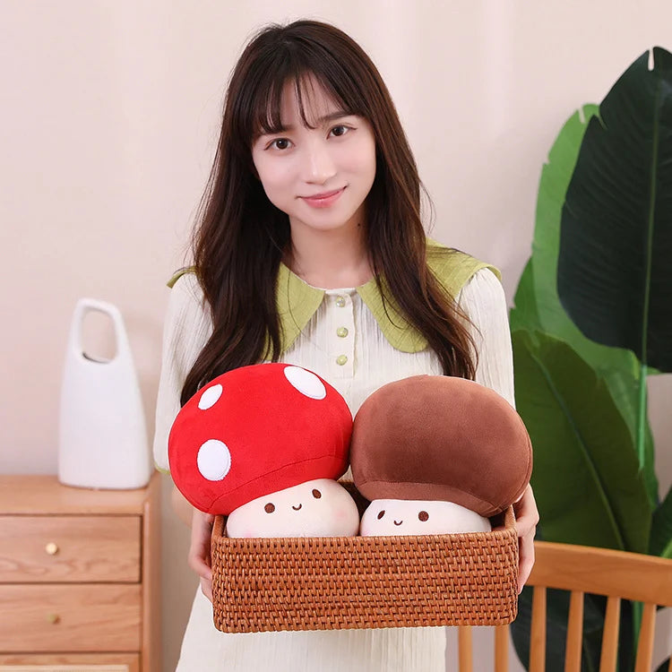 Mushroom Plush Cushion