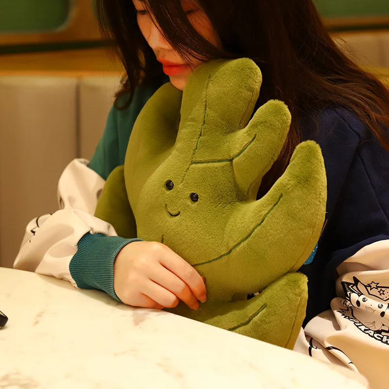 Leaf Pillow Plush Decor