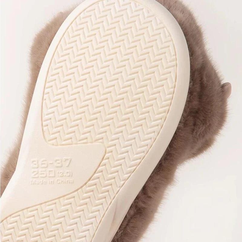 Cat Paw Plush Slippers