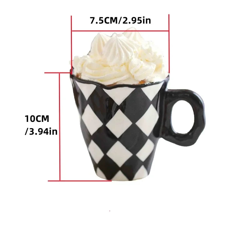 Hand Painted Flower Mug