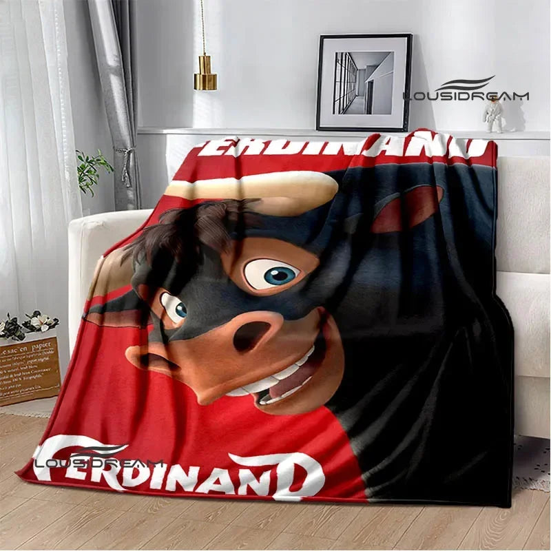 Ferdinand Cartoon Flannel Blanket